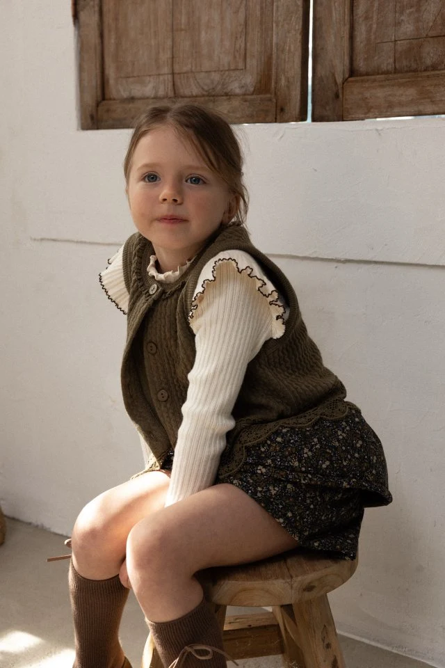 Perrobebe - Korean Children Fashion - #toddlerclothing - Ivy Knit Vest