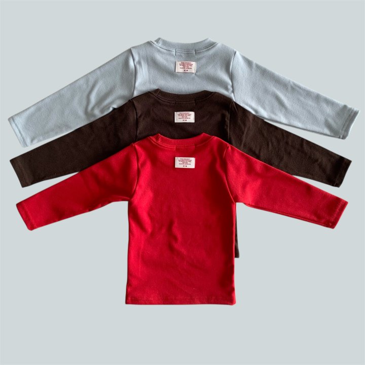 Pie - Korean Children Fashion - #Kfashion4kids - Stretch Basic Tee