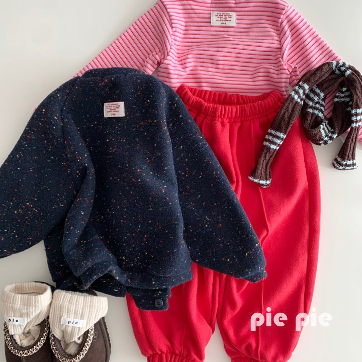 Pie - Korean Children Fashion - #Kfashion4kids - Vivid Fleece Jogger Pants - 6