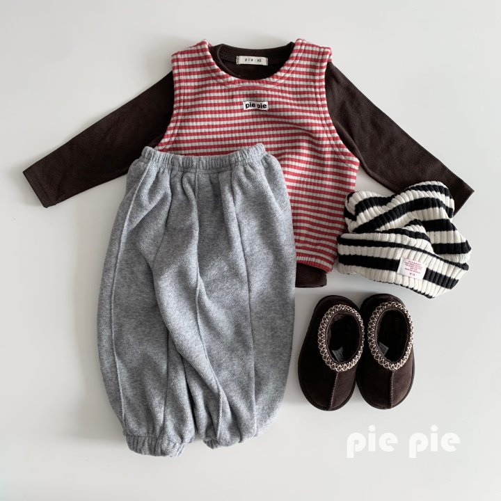Pie - Korean Children Fashion - #childofig - Nyangnyang Stripe Beanie (Winter) - 3