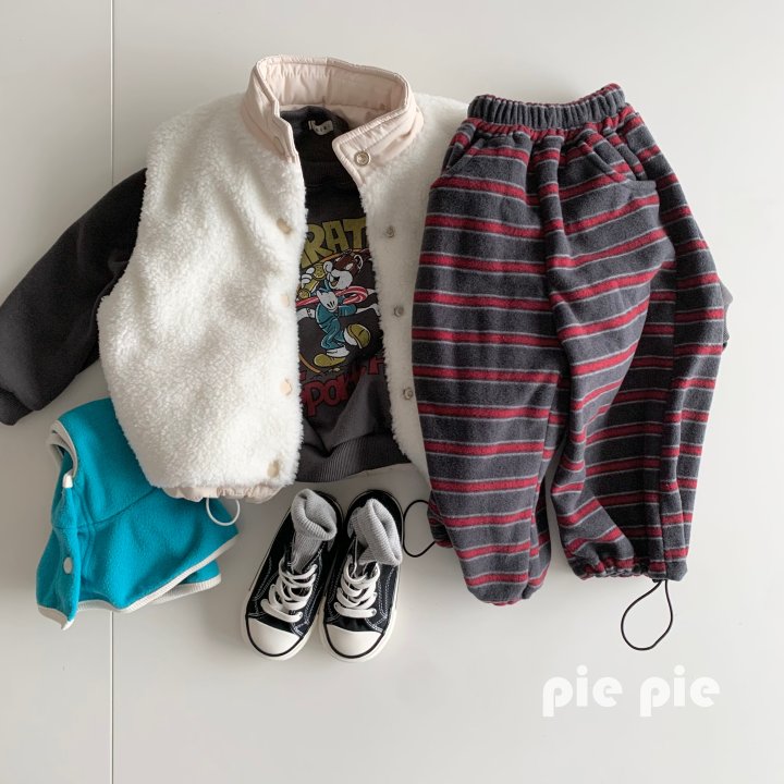 Pie - Korean Children Fashion - #childofig - Pie Balaclava (Stripe) - 11