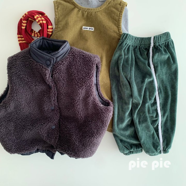 Pie - Korean Children Fashion - #childrensboutique - Pie Corduroy One-piece - 3