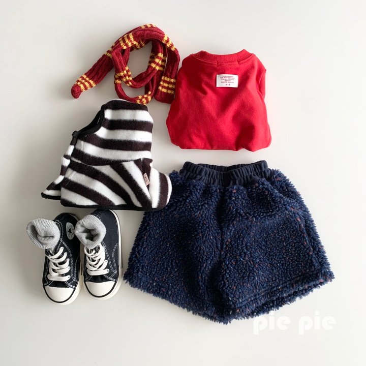 Pie - Korean Children Fashion - #discoveringself - Fleece Short Pants - 3