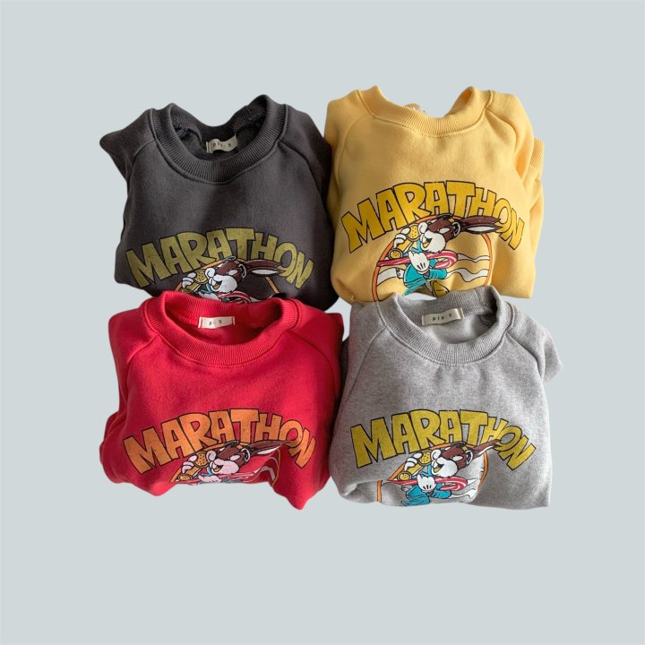 Pie - Korean Children Fashion - #discoveringself - Run Rabbit Sweatshirt