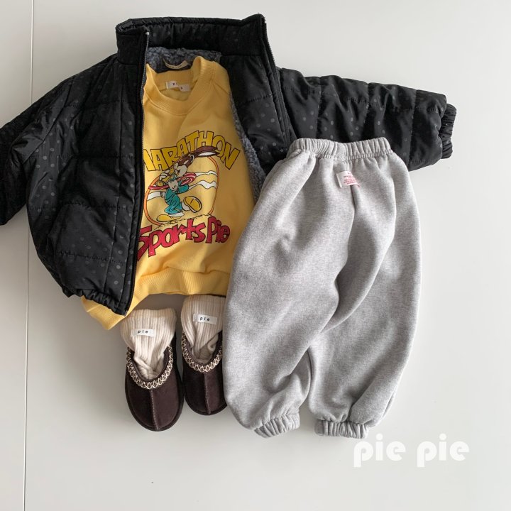Pie - Korean Children Fashion - #discoveringself - Dot Fleece Padding Jacket - 8