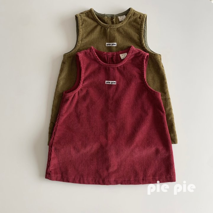 Pie - Korean Children Fashion - #discoveringself - Pie Corduroy One-piece - 5