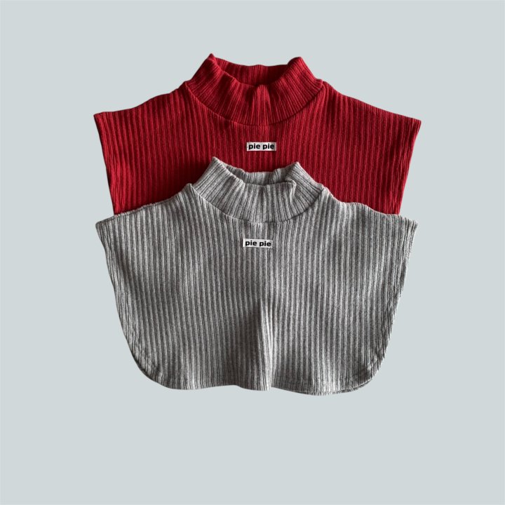 Pie - Korean Children Fashion - #discoveringself - Ribbed Turtleneck Cape