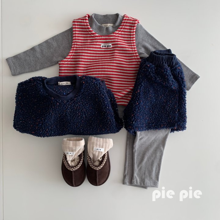 Pie - Korean Children Fashion - #discoveringself - Fleece Short Pants - 4