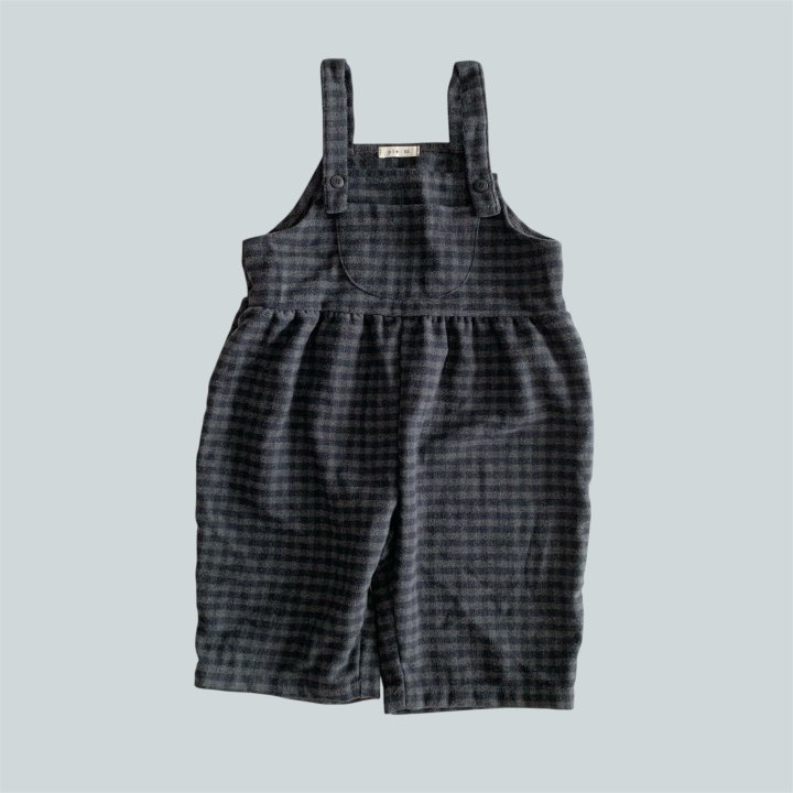 Pie - Korean Children Fashion - #fashionkids - Squirrel Pocket Overalls