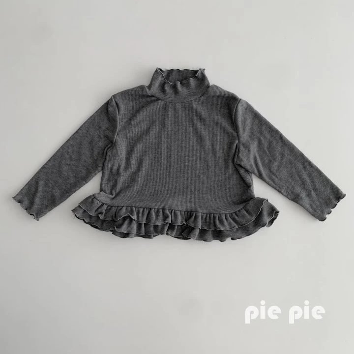 Pie - Korean Children Fashion - #kidsshorts - Lily Tiered Turtleneck Tee - 10
