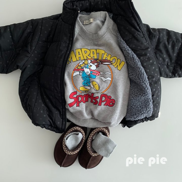 Pie - Korean Children Fashion - #kidsshorts - Dot Fleece Padding Jacket - 10