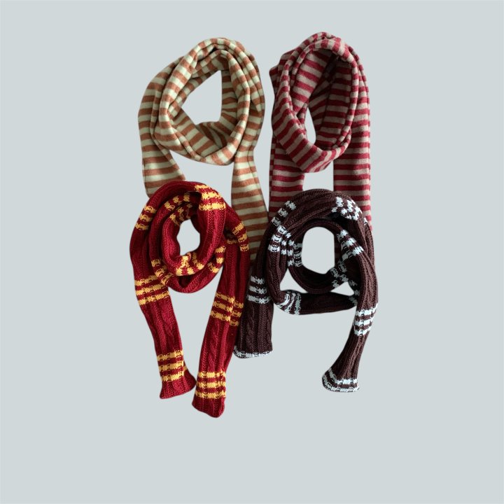Pie - Korean Children Fashion - #kidsshorts - Pie Muffler (Knit)