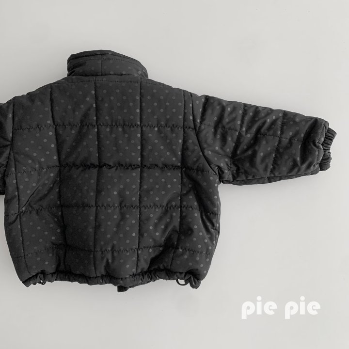 Pie - Korean Children Fashion - #kidsstore - Dot Fleece Padding Jacket - 11