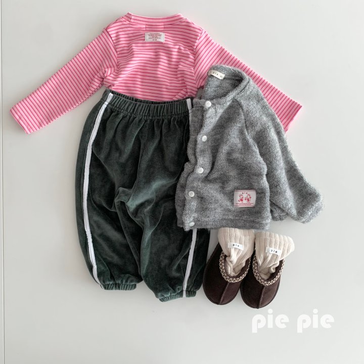 Pie - Korean Children Fashion - #kidsstore - Soft Stripe Tee - 3