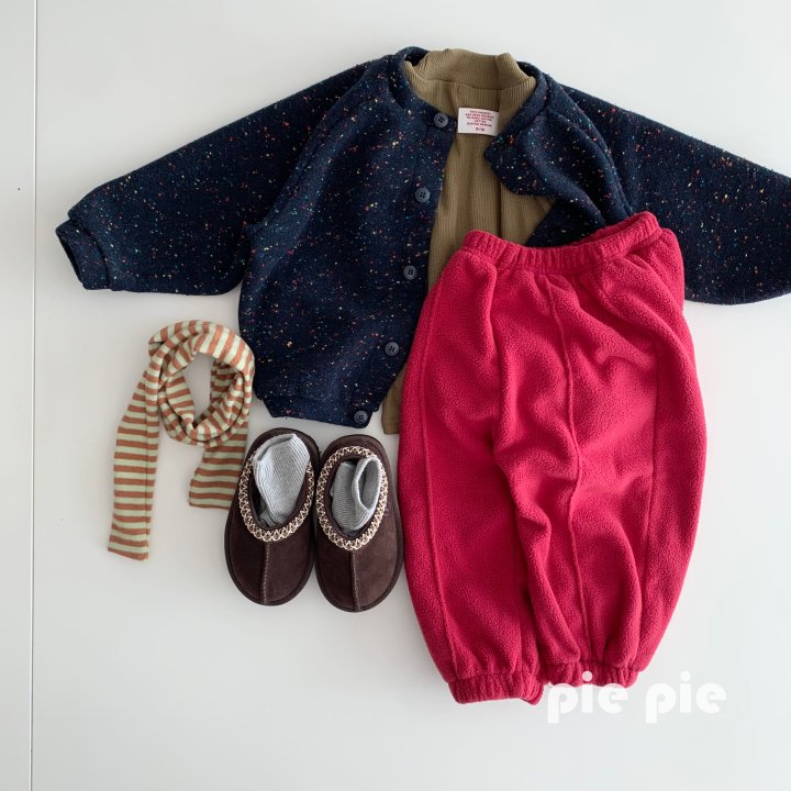 Pie - Korean Children Fashion - #kidsshorts - Vivid Fleece Jogger Pants - 4