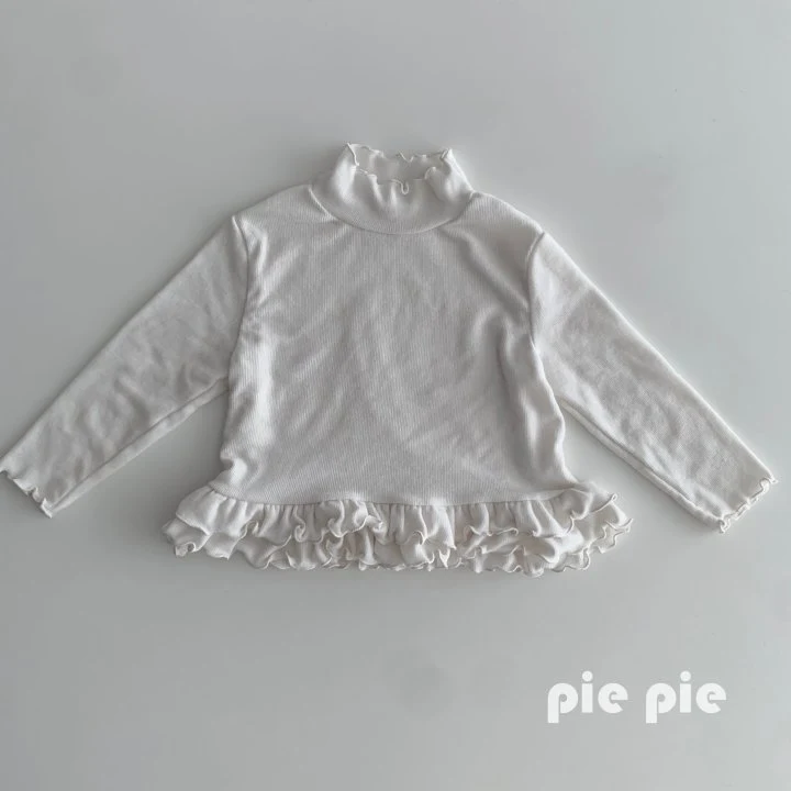 Pie - Korean Children Fashion - #kidzfashiontrend - Lily Tiered Turtleneck Tee - 12
