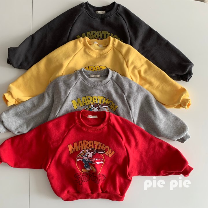 Pie - Korean Children Fashion - #kidzfashiontrend - Run Rabbit Sweatshirt - 5