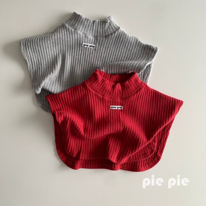 Pie - Korean Children Fashion - #kidzfashiontrend - Ribbed Turtleneck Cape - 5
