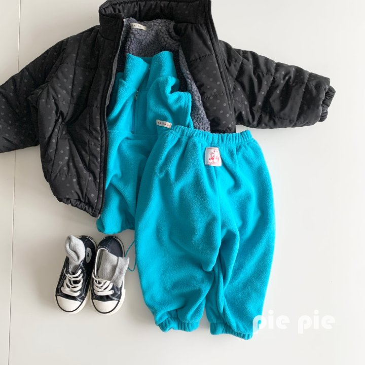Pie - Korean Children Fashion - #littlefashionista - Vivid Fleece Jogger Pants - 7