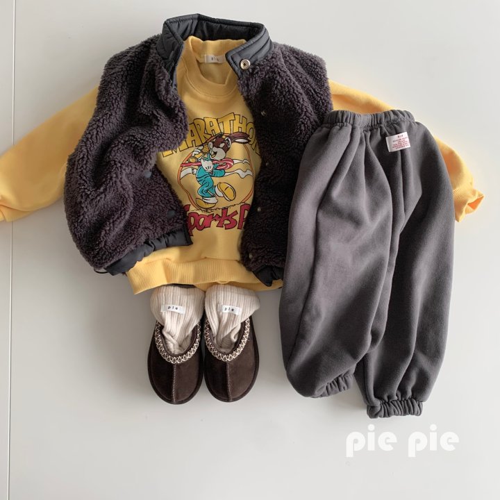 Pie - Korean Children Fashion - #magicofchildhood - Fleece Reversible Vest - 11
