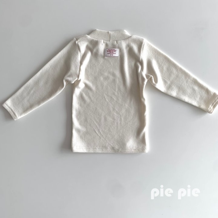 Pie - Korean Children Fashion - #littlefashionista - Mimi Ribbed Mock Neck Tee - 4
