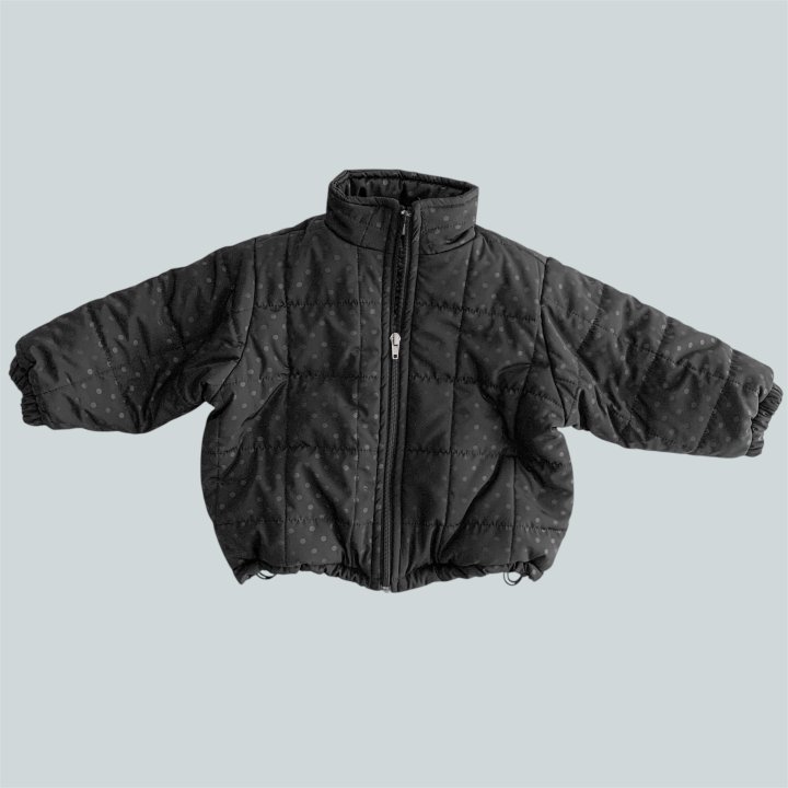 Pie - Korean Children Fashion - #magicofchildhood - Dot Fleece Padding Jacket