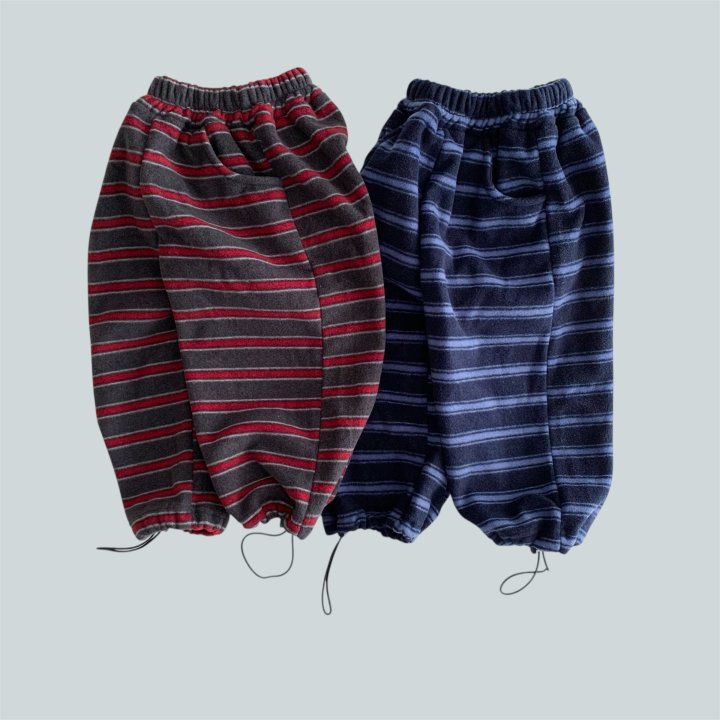 Pie - Korean Children Fashion - #minifashionista - Shooting Star Stripe Pants