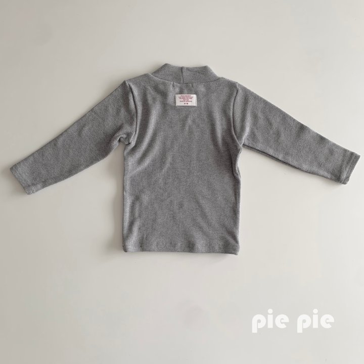 Pie - Korean Children Fashion - #minifashionista - Mimi Ribbed Mock Neck Tee - 5