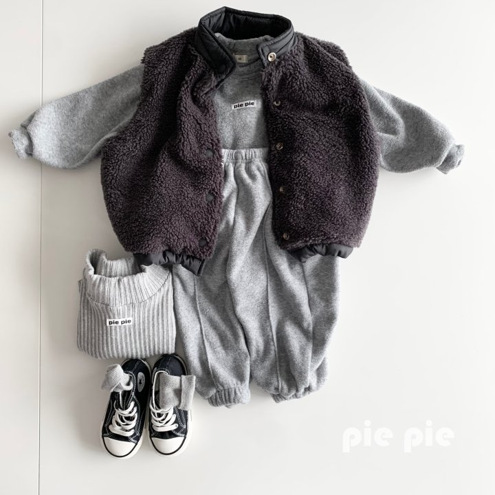 Pie - Korean Children Fashion - #minifashionista - Ribbed Turtleneck Cape - 9