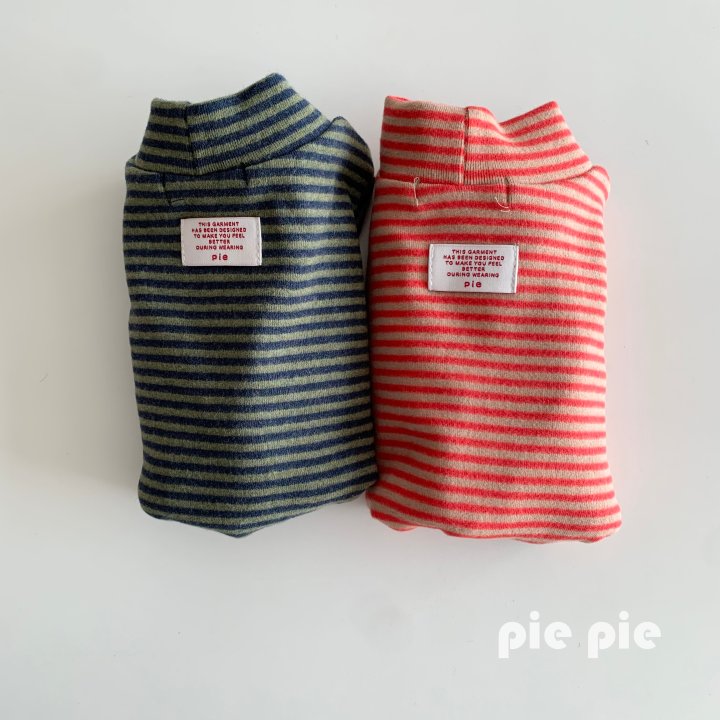 Pie - Korean Children Fashion - #prettylittlegirls - Carrot Stripe Turtleneck Tee - 11