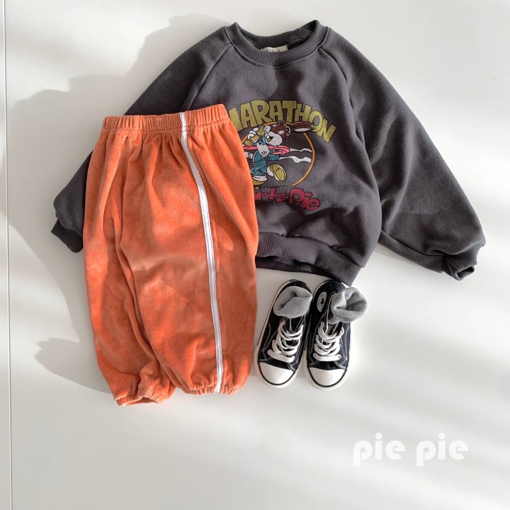 Pie - Korean Children Fashion - #prettylittlegirls - Piping Velour Pants - 7
