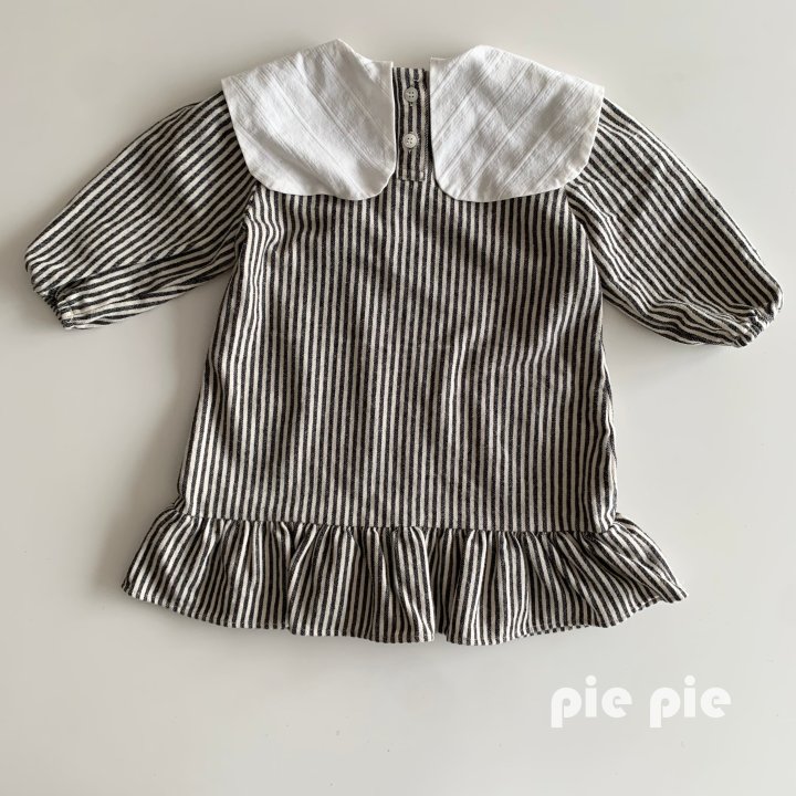 Pie - Korean Children Fashion - #prettylittlegirls - Pippi Collar One-piece - 6