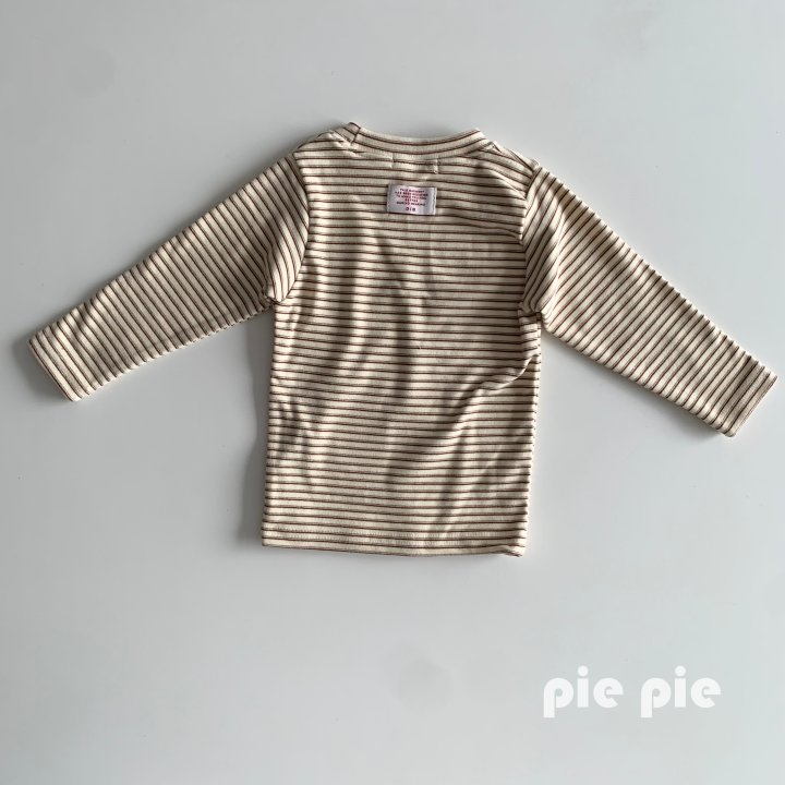 Pie - Korean Children Fashion - #todddlerfashion - Soft Stripe Tee - 10