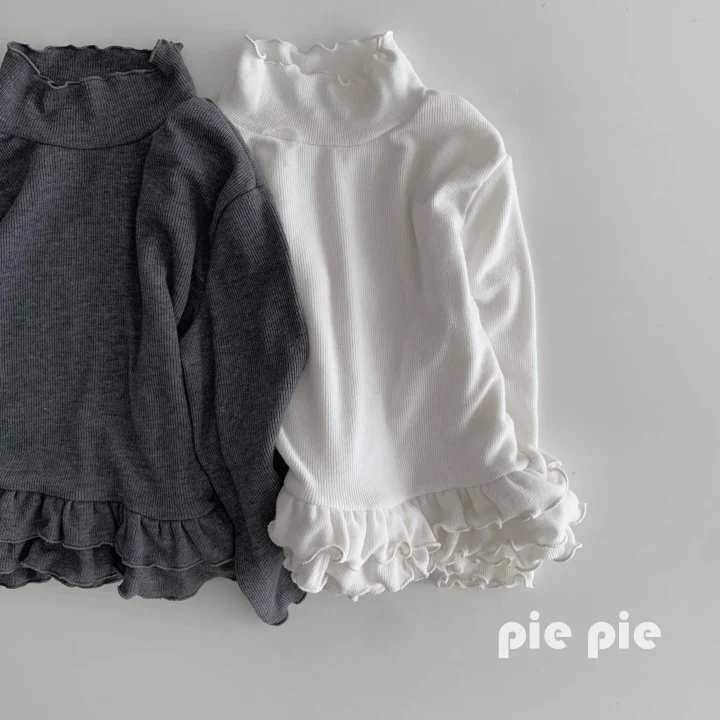 Pie - Korean Children Fashion - #toddlerclothing - Lily Tiered Turtleneck Tee - 3