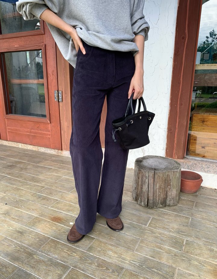 Pomelo - Korean Women Fashion - #momslook - Corduroy Pants - 10