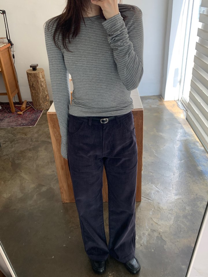 Pomelo - Korean Women Fashion - #momslook - Corduroy Pants - 12