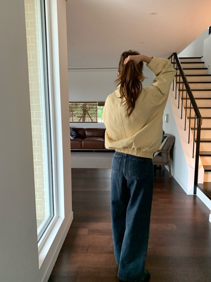 Pomelo - Korean Women Fashion - #momslook - Flow Denim Pants - 5
