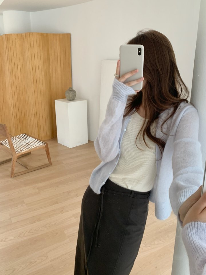 Pomelo - Korean Women Fashion - #momslook - Mute Mohair Cardigan - 12