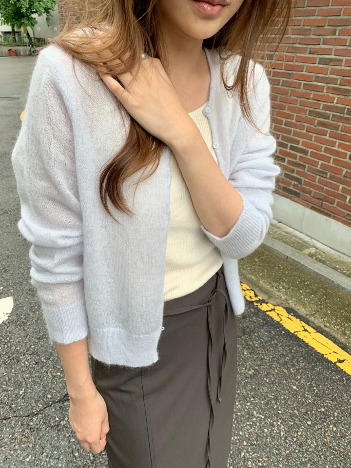 Pomelo - Korean Women Fashion - #momslook - Mute Mohair Cardigan - 8