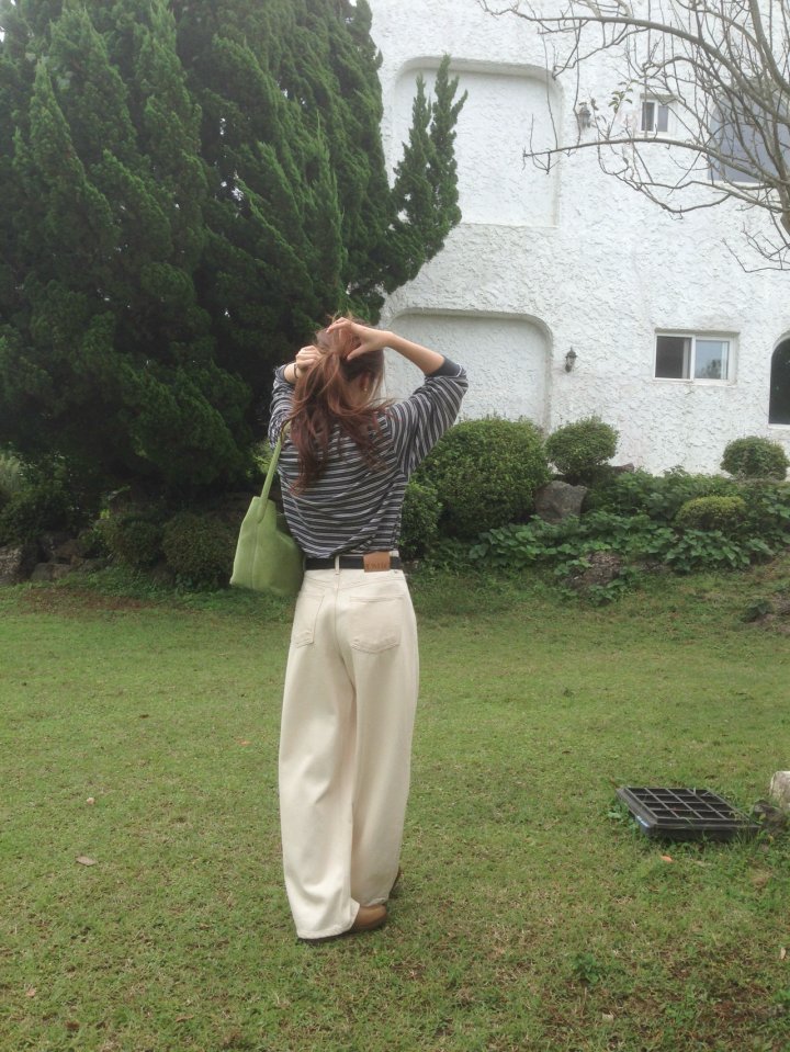 Pomelo - Korean Women Fashion - #pursuepretty - Plan Stripe Tee
