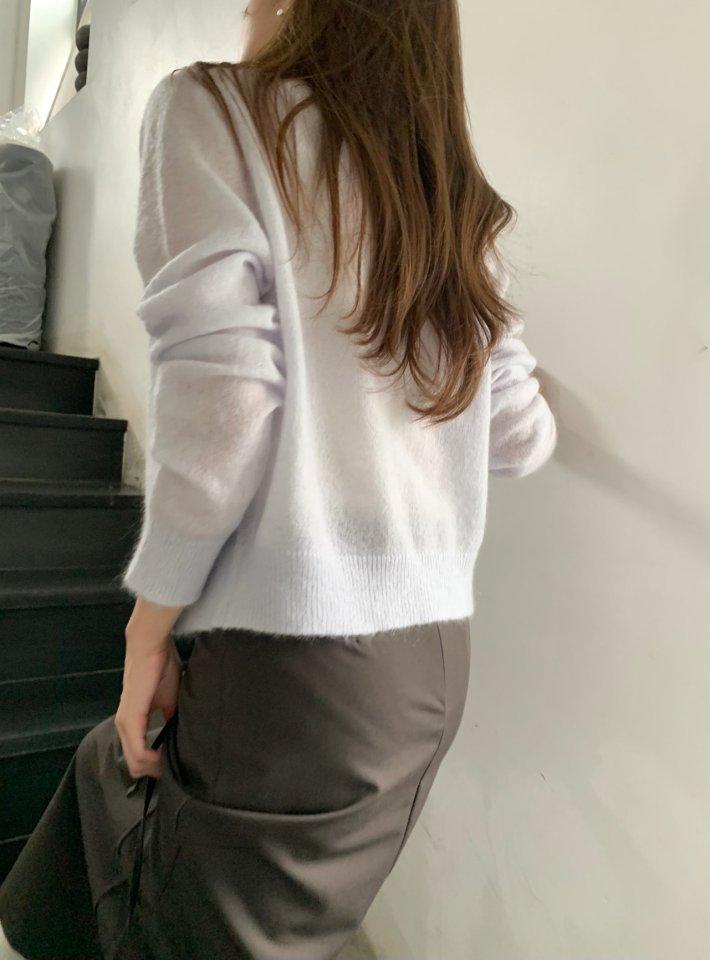 Pomelo - Korean Women Fashion - #womensfashion - Mute Mohair Cardigan - 11
