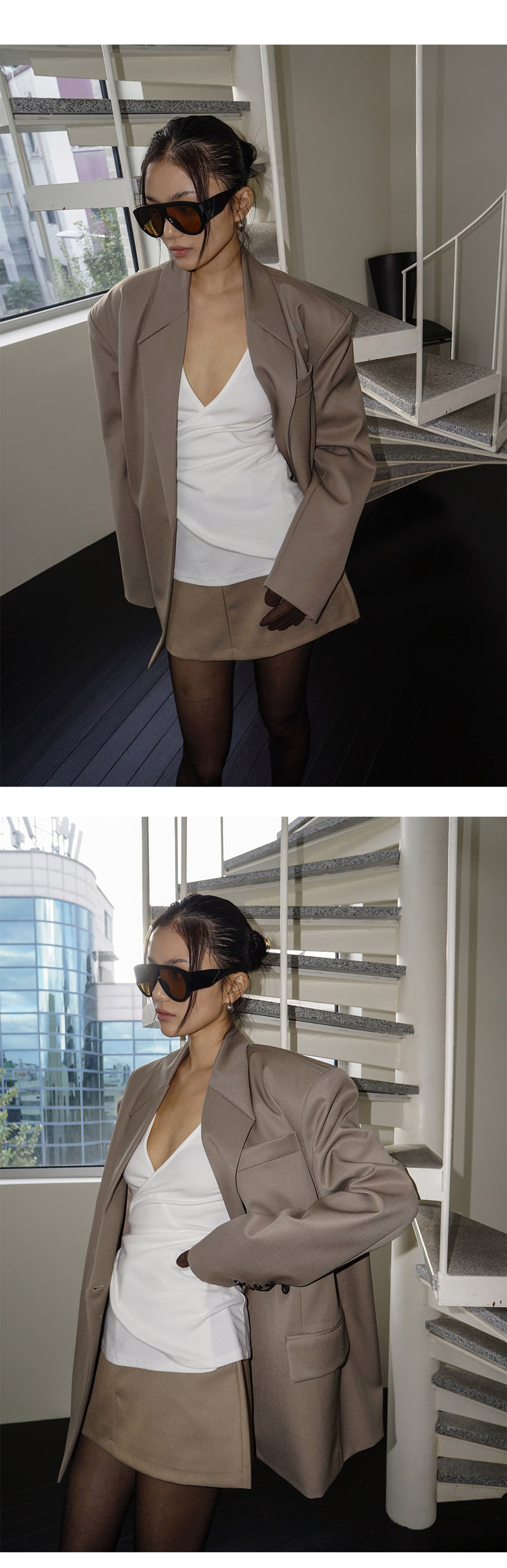 Project Wave - Korean Women Fashion - #momslook - Flow Wrap Long Sleeved Tee - 3