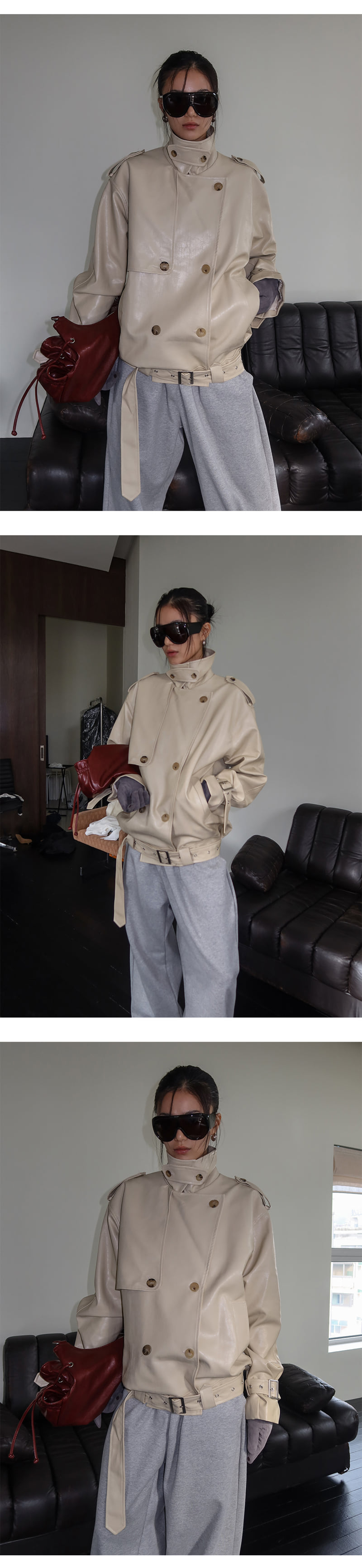 Project Wave - Korean Women Fashion - #womensfashion - Sweat Cotton Slacks - 4