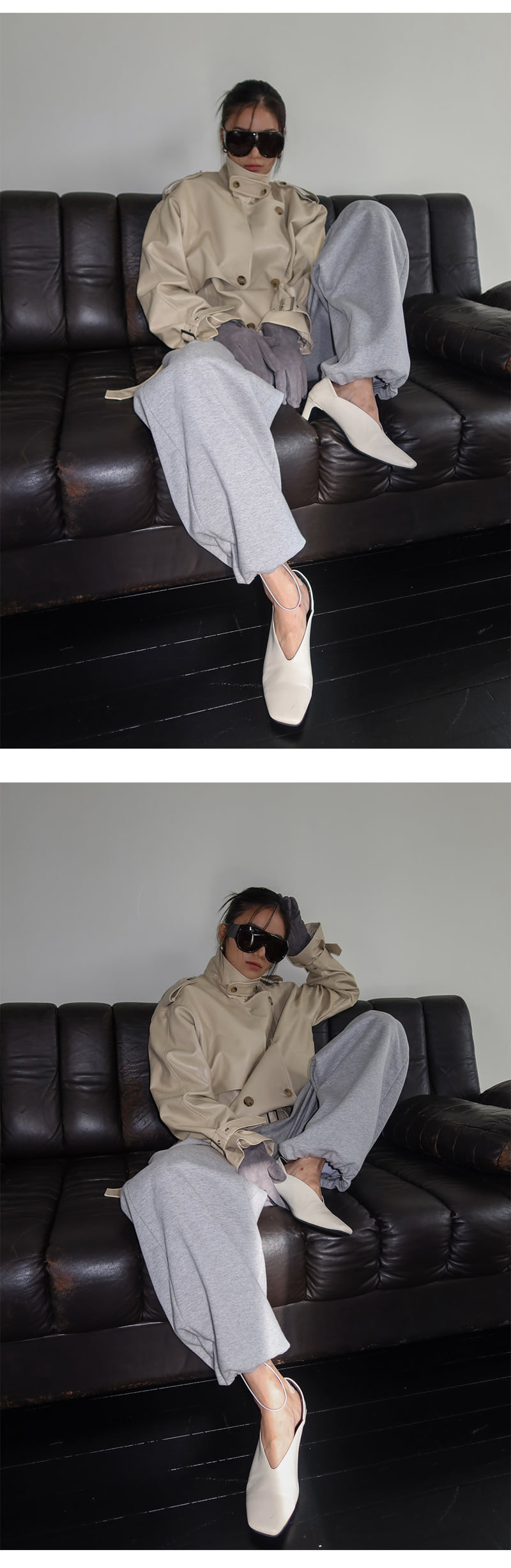 Project Wave - Korean Women Fashion - #momslook - Sweat Cotton Slacks - 6