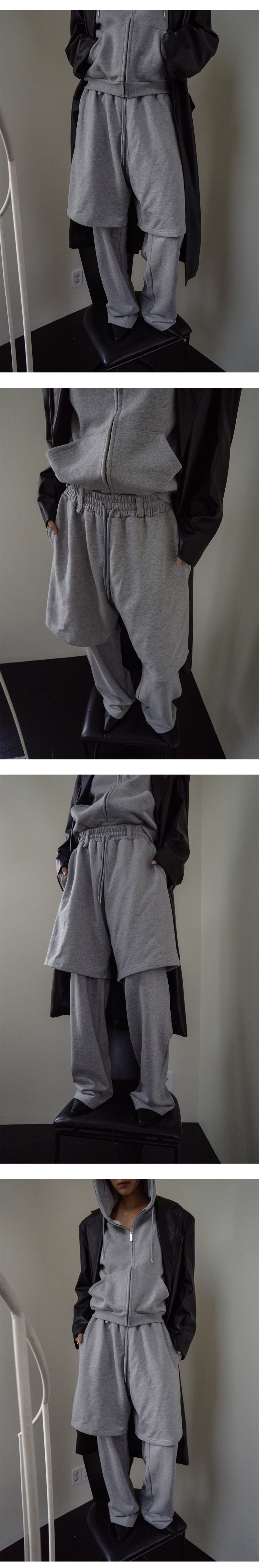 Project Wave - Korean Women Fashion - #momslook - Flying Layered Sweatpants - 2