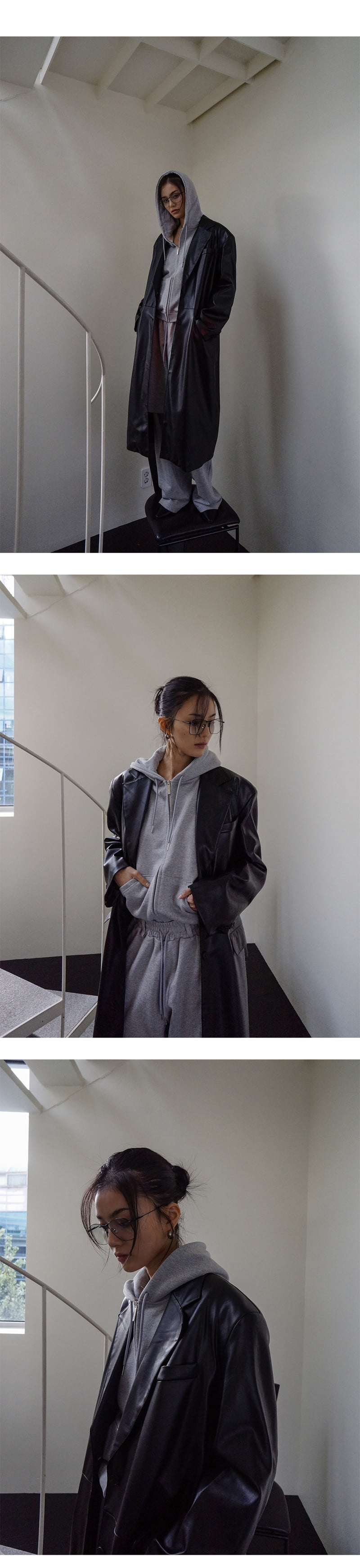 Project Wave - Korean Women Fashion - #momslook - Flying Sweat Hoodie Zip-Up - 7