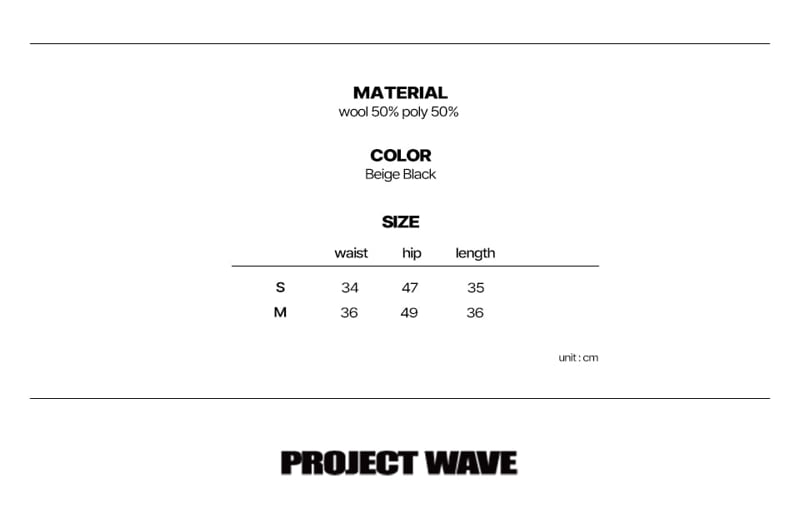 Project Wave - Korean Women Fashion - #momslook - Wire Wool Mini Skirt - 7
