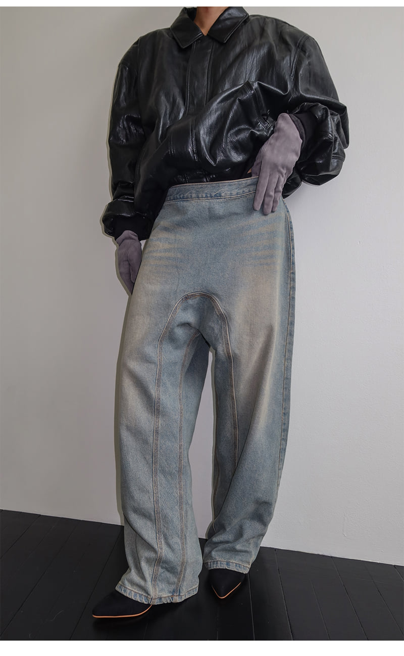 Project Wave - Korean Women Fashion - #momslook - Smoke Aging Jumper - 5