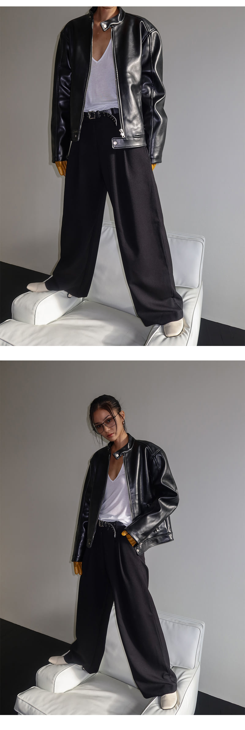 Project Wave - Korean Women Fashion - #vintageinspired - Sander Wide Slacks - 8