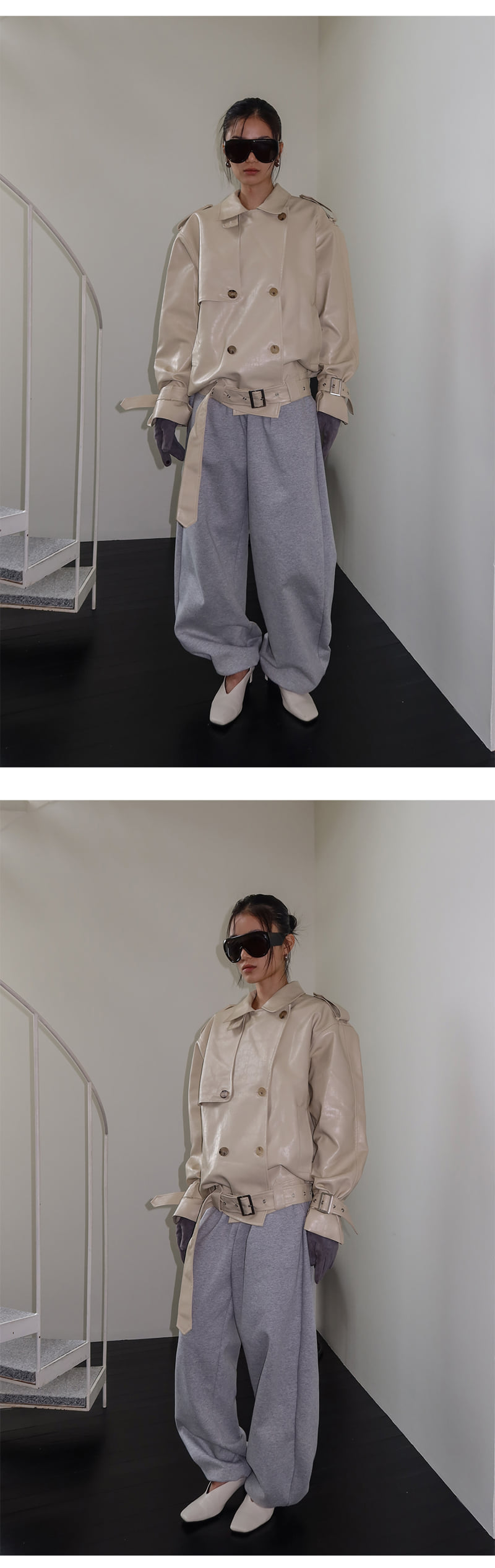Project Wave - Korean Women Fashion - #womensfashion - Sweat Cotton Slacks - 5